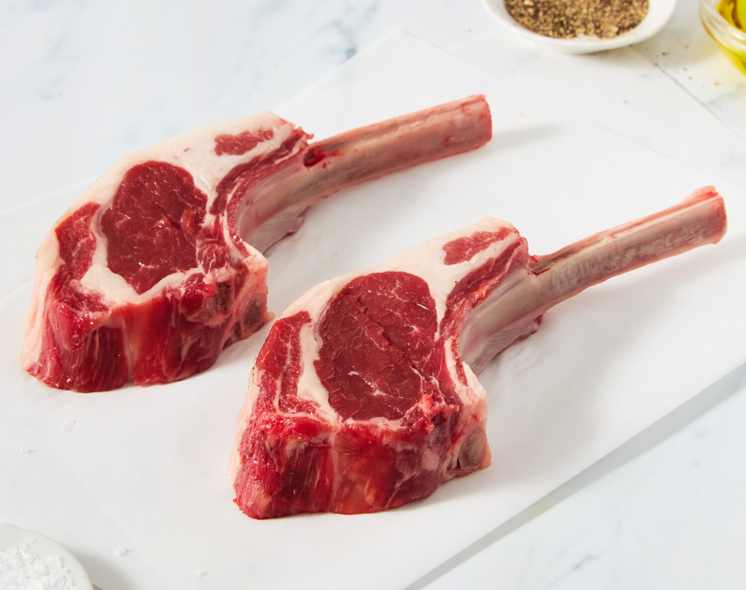 Brothers Ridge Local Lamb Rib Chop, Frenched, Pasture-Raised