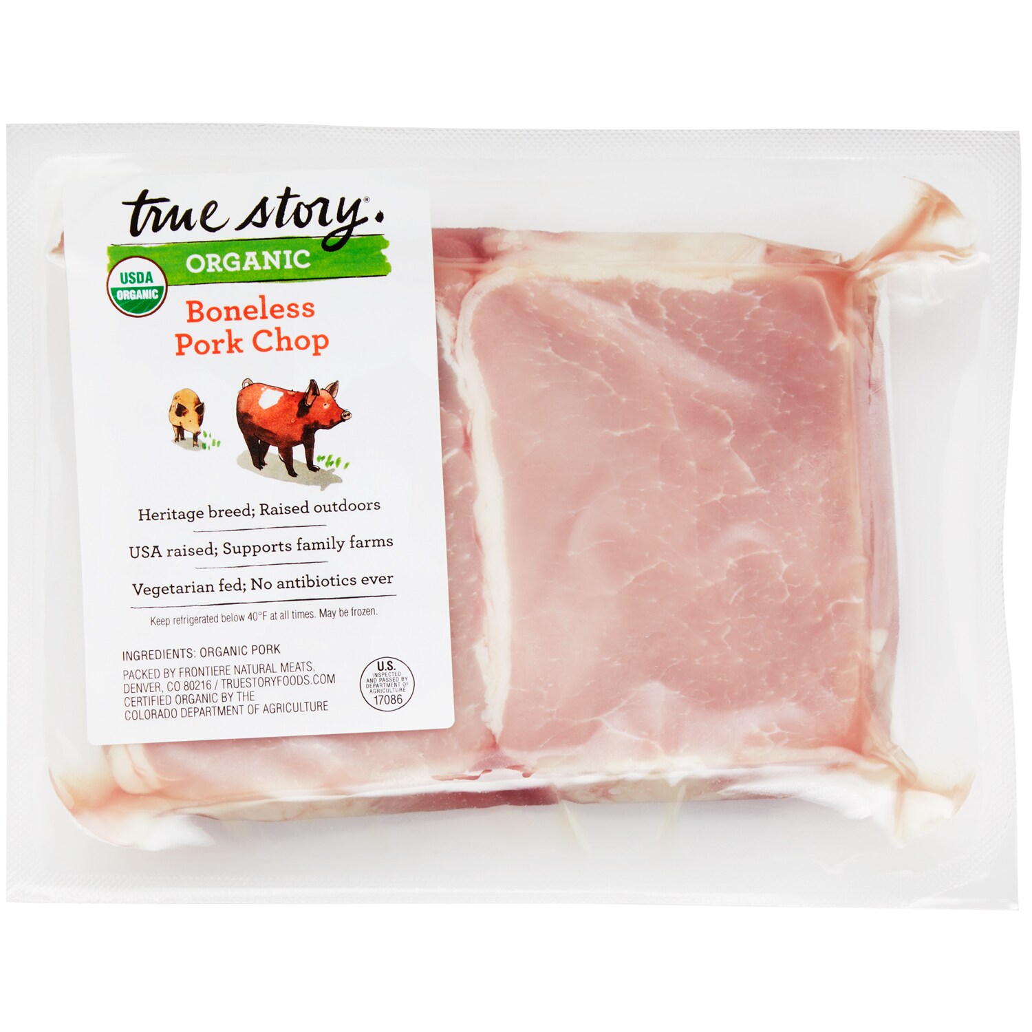 Organic Boneless Pork Chops