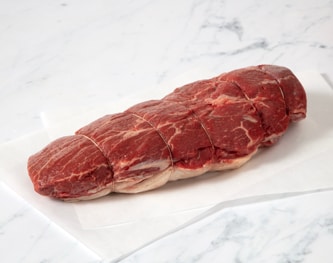 100% Grass Fed Beef Flat Iron Roast, Seamed and Tied