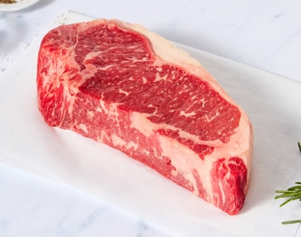 Prime Beef NY Strip Steak, Boneless