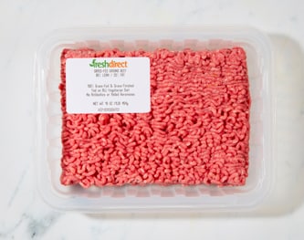 Just FreshDirect 100% Grass-Fed 80% Lean Ground Beef, Fresh