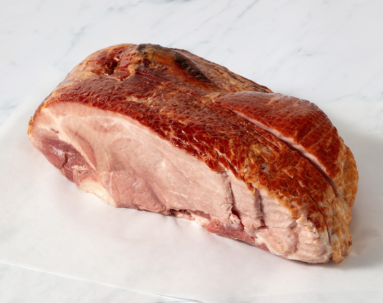 Hickory Nut Gap Pasture-Raised Heritage Uncured Bone-In Quarter Spiral Ham, image 2 of 2 slides