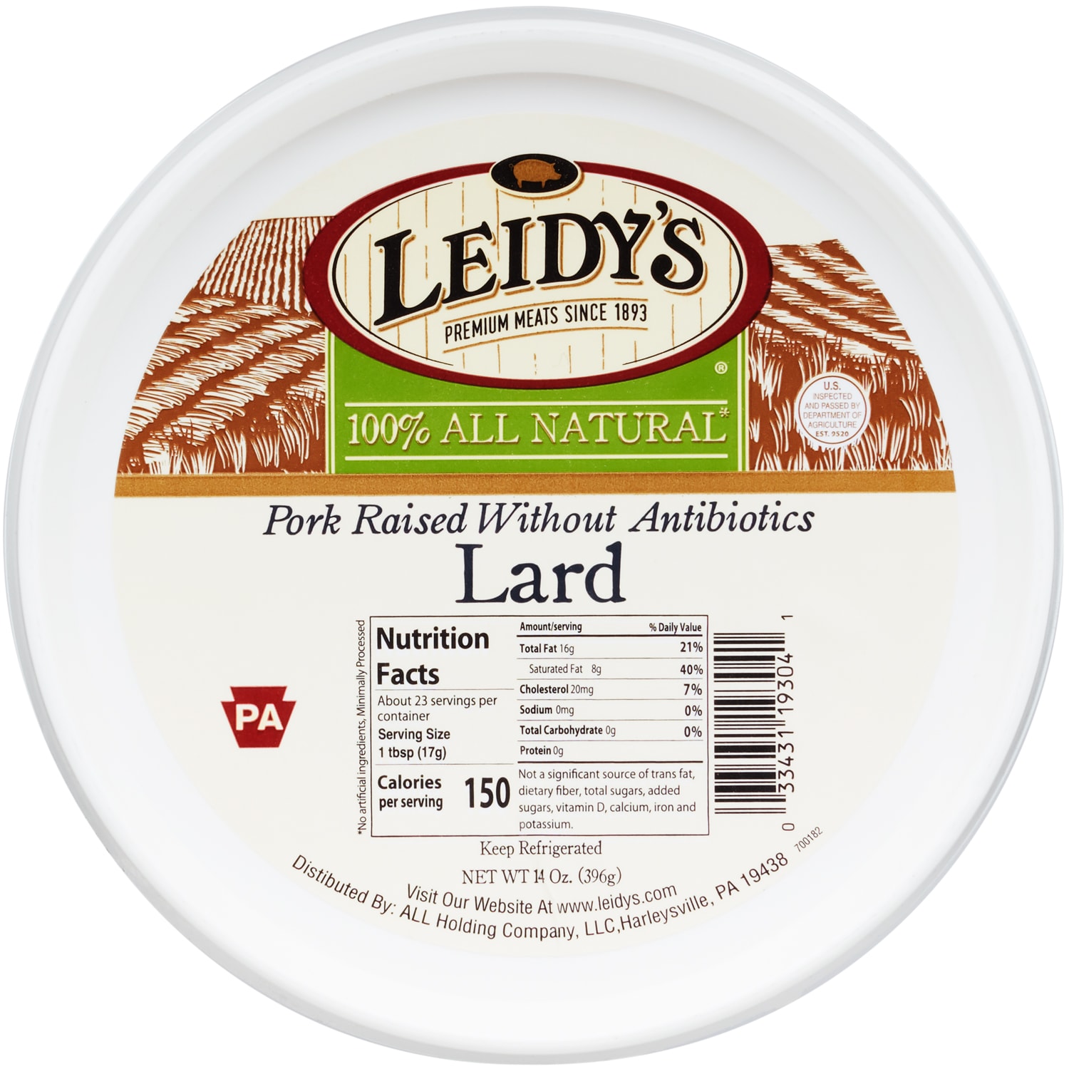 Leidy's Pure Lard