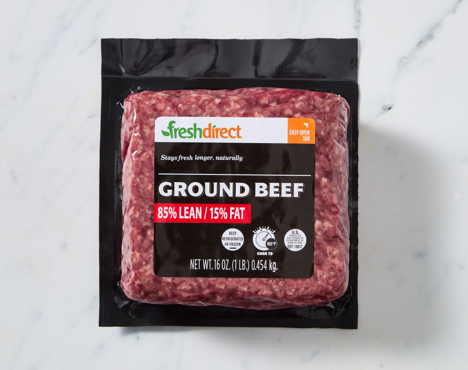 FreshDirect 85% Lean Ground Beef, Fresh, image 1 of 2 slides