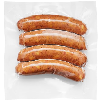 Pasture-Raised Heritage Pork Smoked Austrian Sausage With Cheese, Non-GMO, Raised w/o Antibiotics