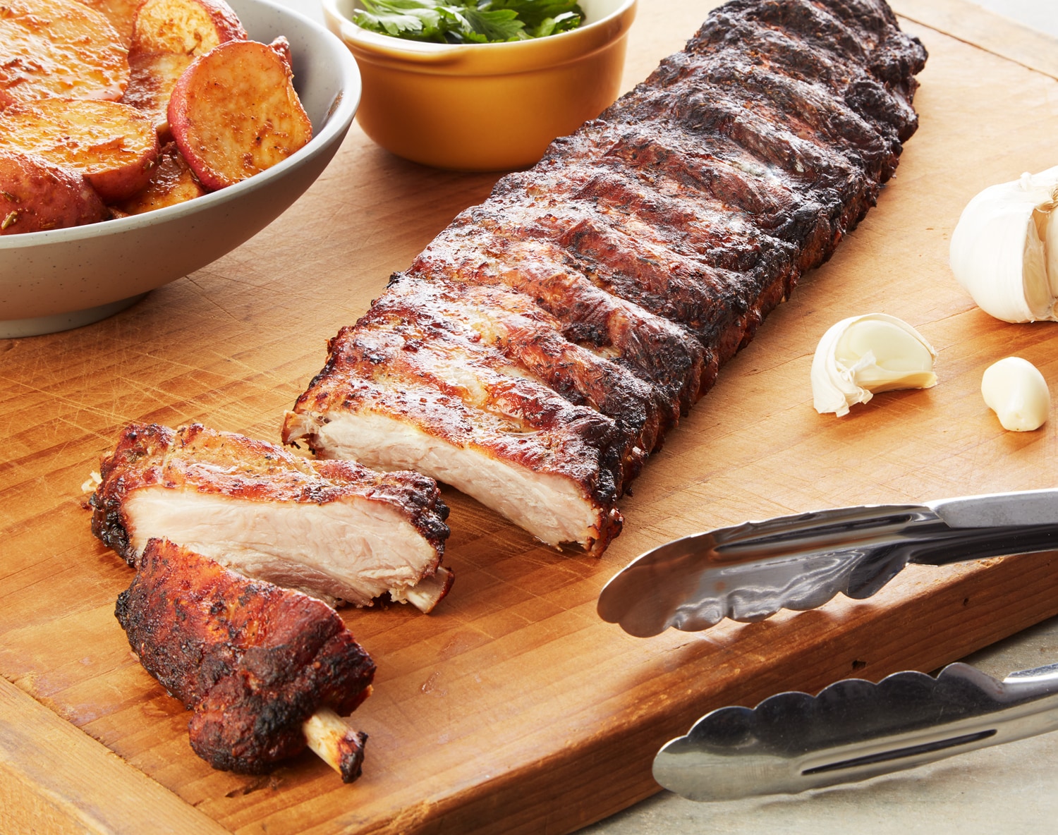 Garlic and Herb Seasoned Pork Back Ribs, Raised w/o Antibiotics