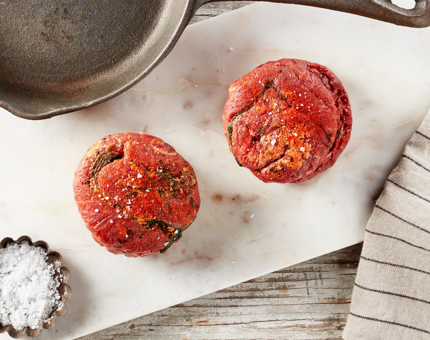 Spinach and Cheese Beef Pinwheels, Raised w/o Antibiotics, Uncooked