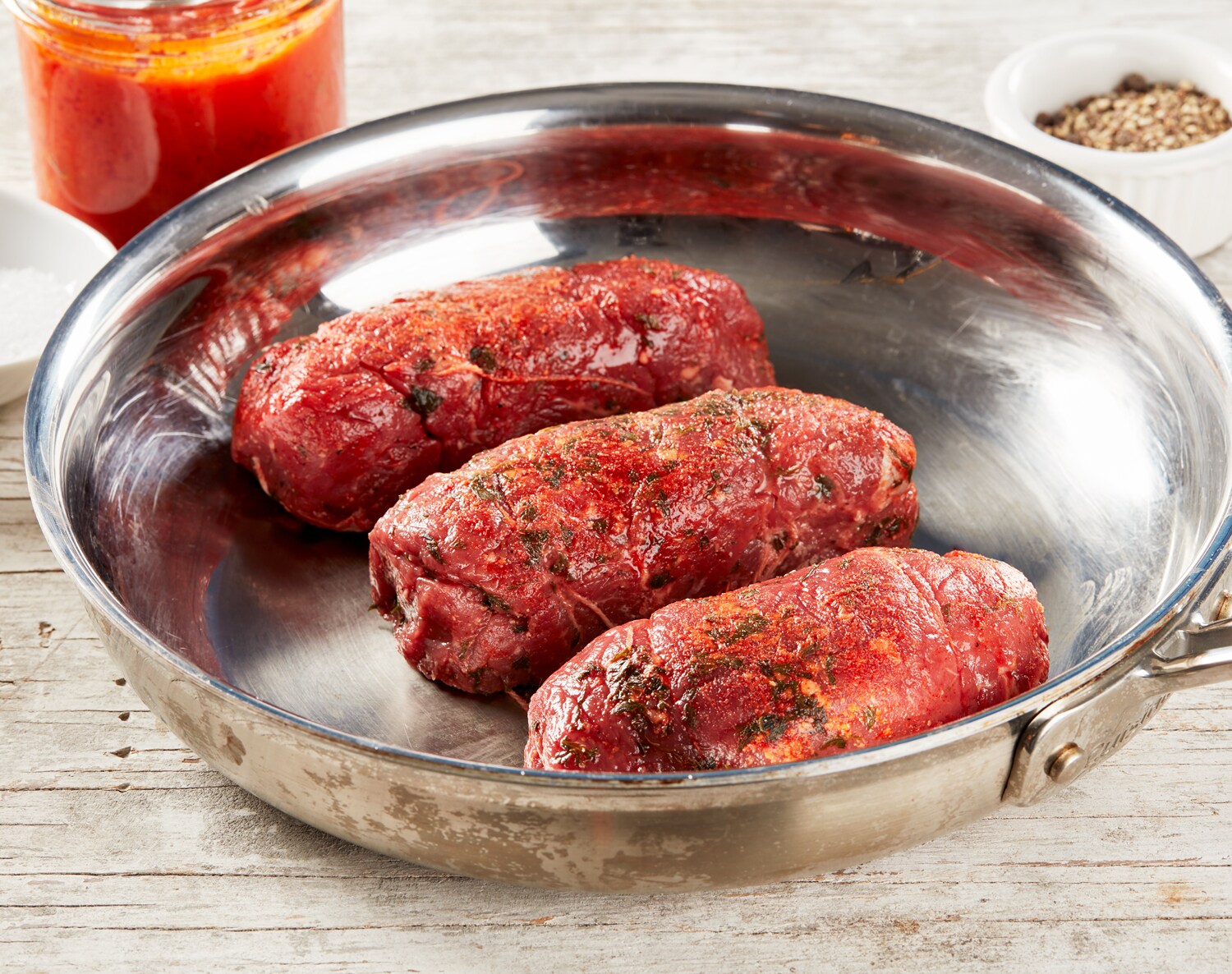 Beef Braciole, Raised w/o Antibiotics, Uncooked