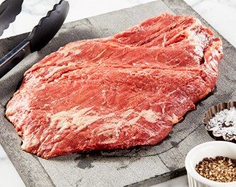 Bourbon Marinated Flank Steak, Raised w/o Antibiotics, Uncooked