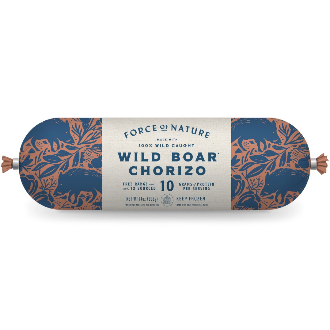 Force of Nature Wild Boar Chorizo, Frozen