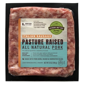 Hickory Nut Gap Pasture-Raised Heritage Italian Sausage Meat, Non-GMO, Raised w/o Antibiotics