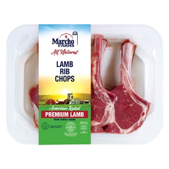 Marcho Farms Lamb Rib Chops, Bone-In