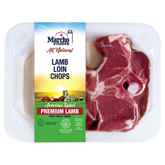 Marcho Farms Lamb Loin Chops, Bone-In