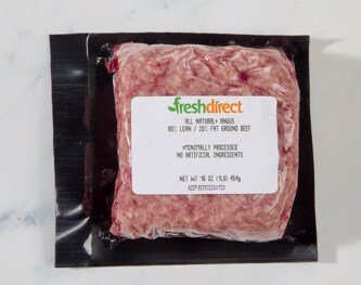Just FreshDirect Angus 80% Lean Ground Beef, Fresh
