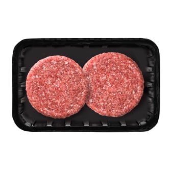 Just FreshDirect Angus 80% Lean Beef Burgers, Fresh