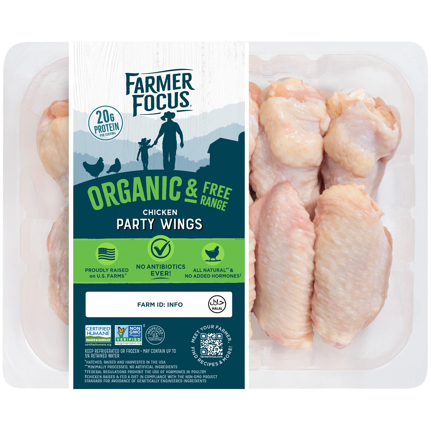 Farmer Focus Organic Chicken Wings