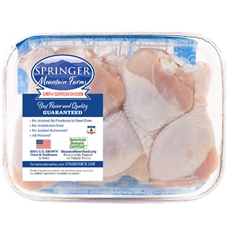 Springer Mountain Farms Chicken Drumsticks, Raised w/o Antibiotics