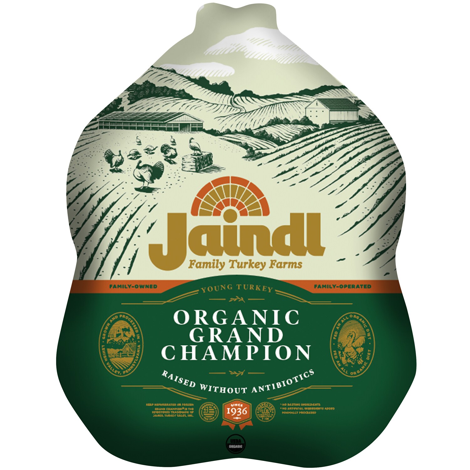 Jaindl Farms Organic Local Whole Turkey (12-14LB)