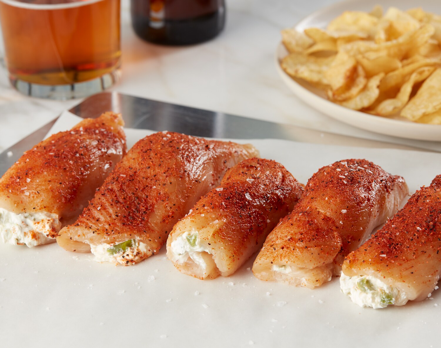 Jalapeño Cream Cheese Chicken Rollups