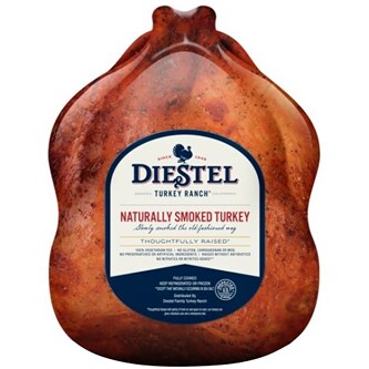 Diestel Family Ranch Naturally Smoked Whole Turkey (8-10LB)
