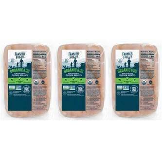 Farmer Focus Organic Boneless Skinless Chicken Breasts Value Pack