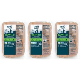 Farmer Focus Organic Boneless Skinless Chicken Breasts Value Pack