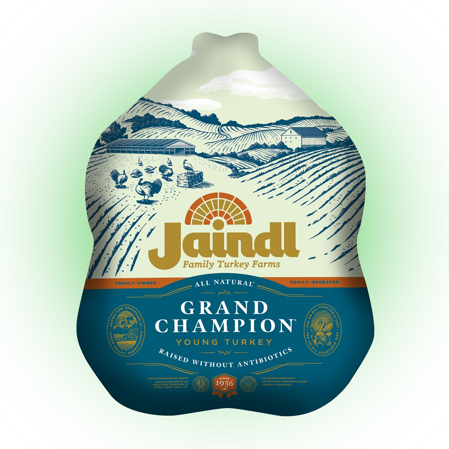 Jaindl Farms Local Whole Turkey, Raised w/o Antibiotics 