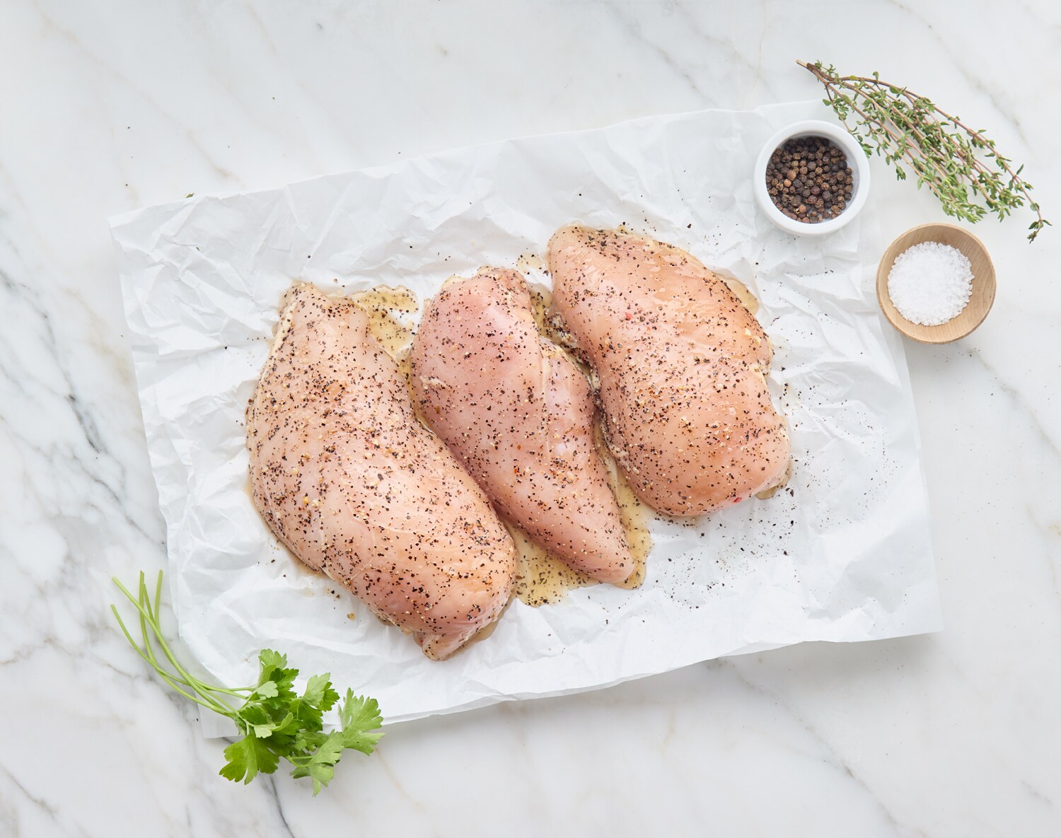 Just FreshDirect Cracked Black Pepper Chicken Breast