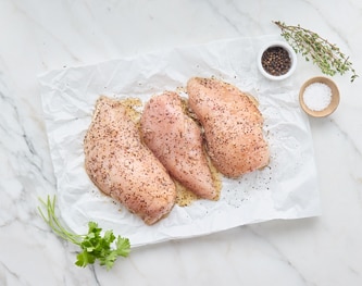 Just FreshDirect Cracked Black Pepper Chicken Breast