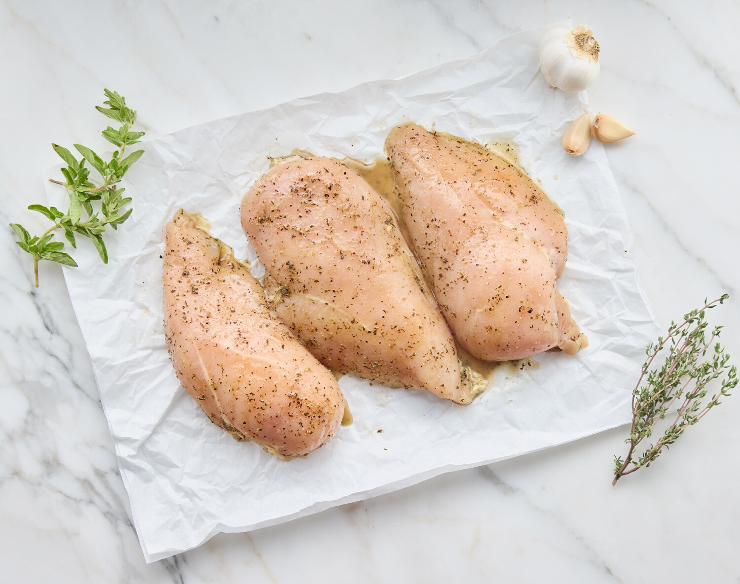 Just FreshDirect Herb and Garlic Chicken Breast