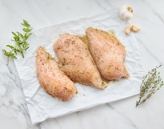 Just FreshDirect Herb and Garlic Chicken Breast