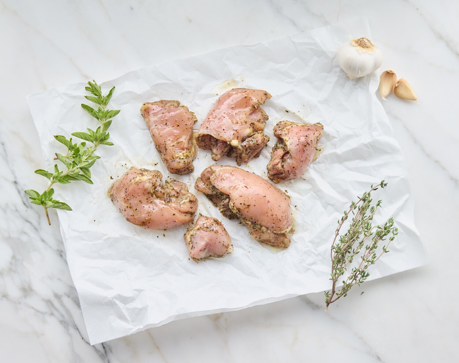 Just FreshDirect Herb and Garlic Chicken Thigh