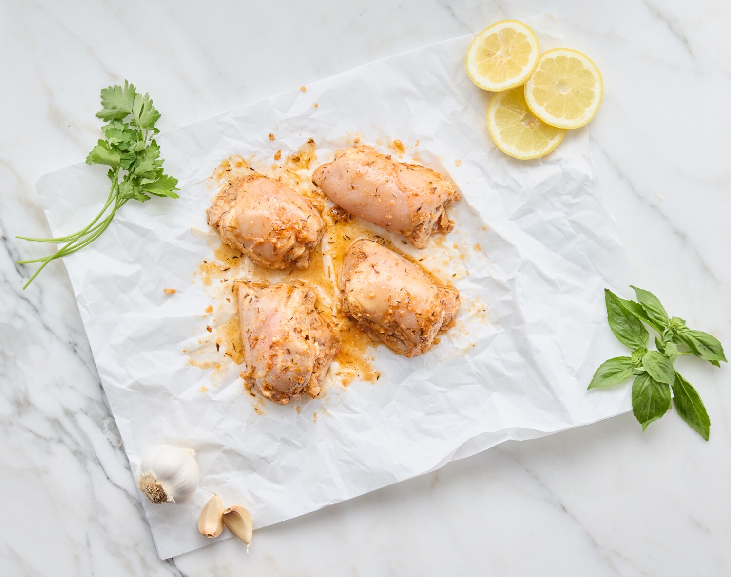 Just FreshDirect Lemon Herb Chicken Thigh