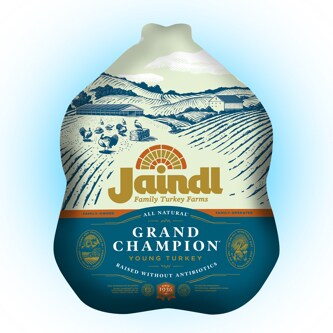 Jaindl Farms Local Whole Turkey, Raised w/o Antibiotics, Frozen (20-24LB)