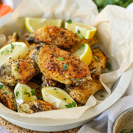 Smart Chicken Party Wings, Air-Chilled, Raised Without Antibiotics, image 2 of 2 slides