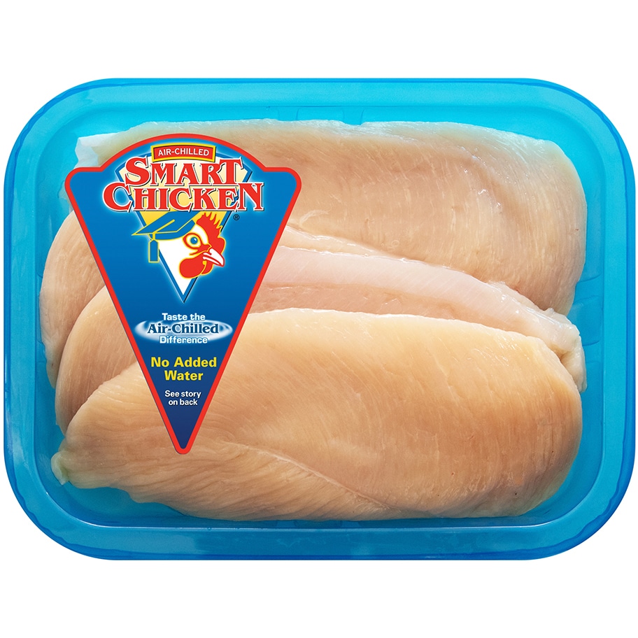 Smart Chicken Boneless Skinless Thin-Sliced Chicken Breasts, Air-Chilled, Raised Without Antibiotics