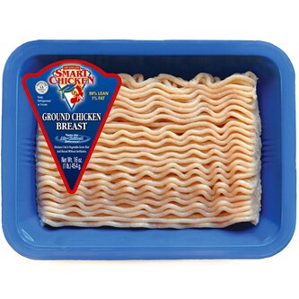 Smart Chicken Ground Chicken Breast, Air-Chilled, Raised Without Antibiotics