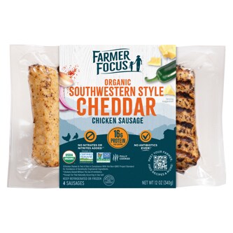 Farmer Focus Organic Southwestern Cheddar Chicken Sausage
