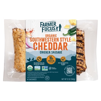 Farmer Focus Organic Southwestern Cheddar Chicken Sausage