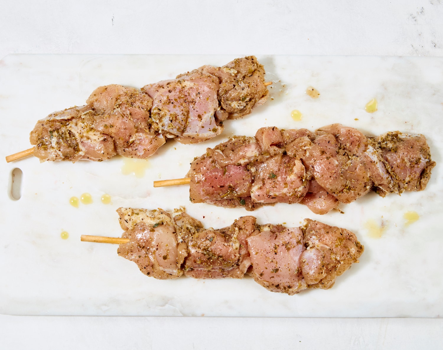 FreshDirect Marinated Chicken Souvlaki Skewers, Uncooked, image 2 of 2 slides