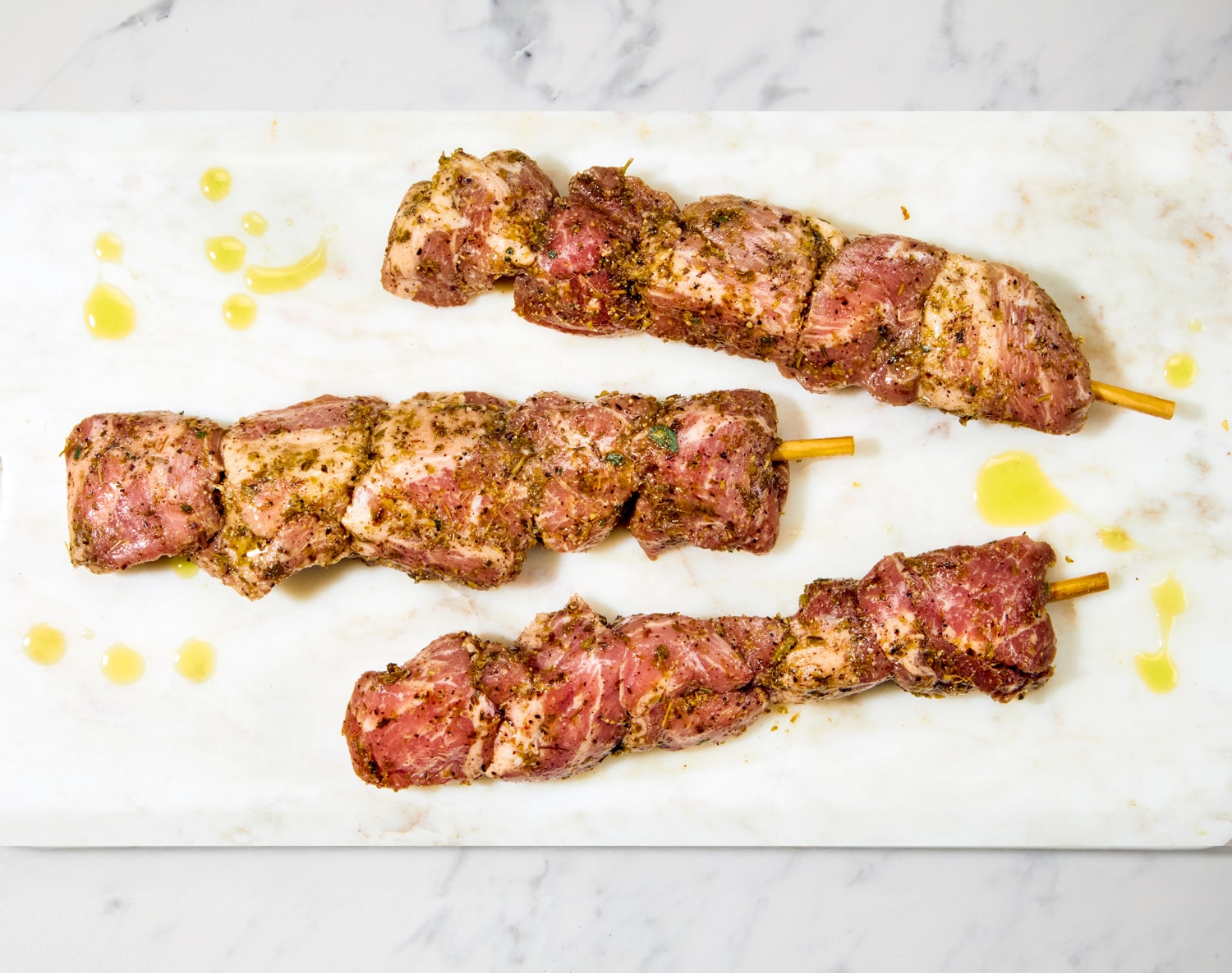 FreshDirect Lemon & Oregano Marinated Pork, Uncooked