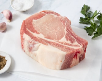 Bone-In Pork Loin Rib Chop, Raised w/o Antibiotics