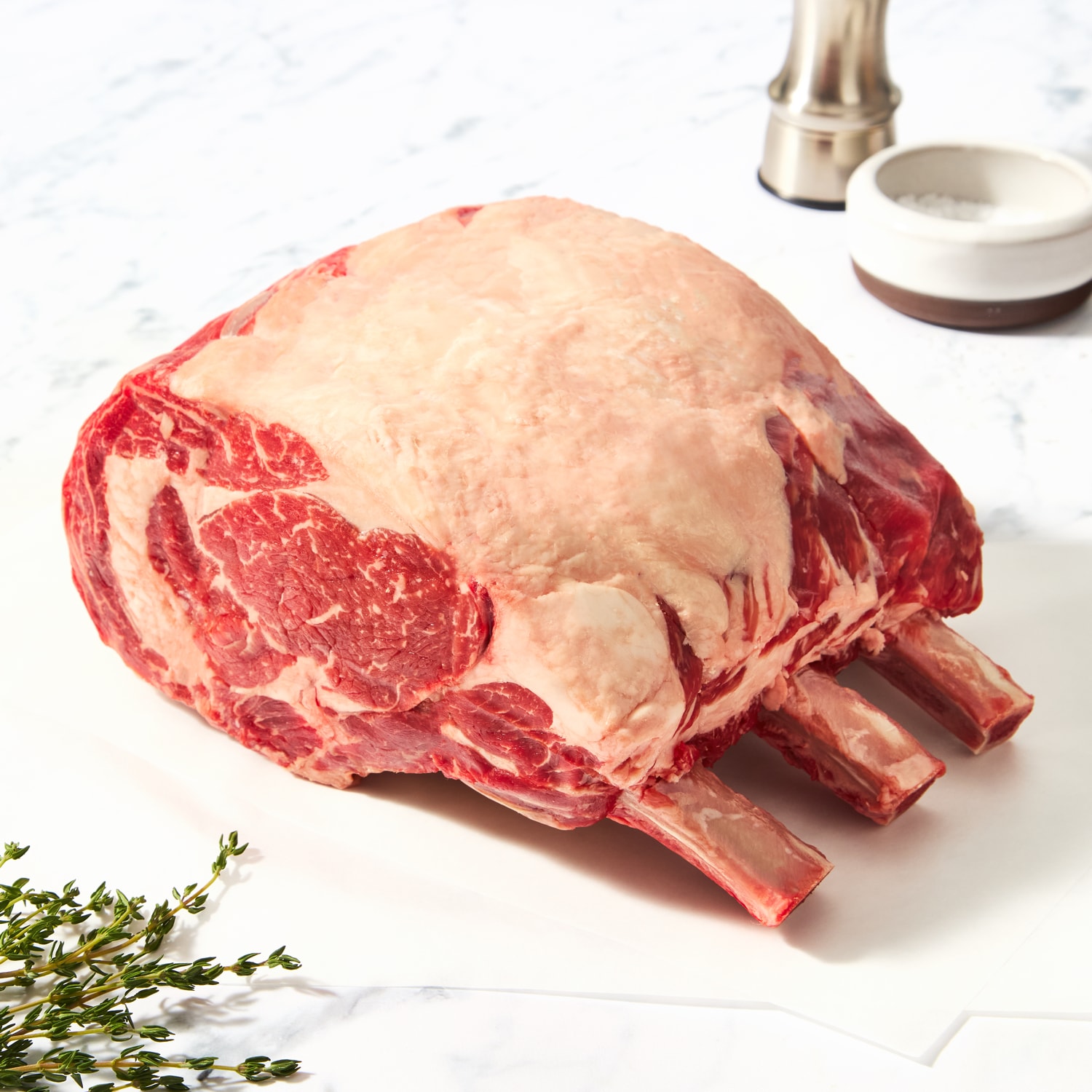 Prime Reserve Local Angus RWA Beef Standing Rib Roast, image 1 of 2 slides