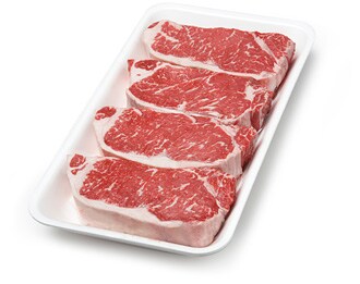 Angus RWA NY Strip Steak, Family Pack