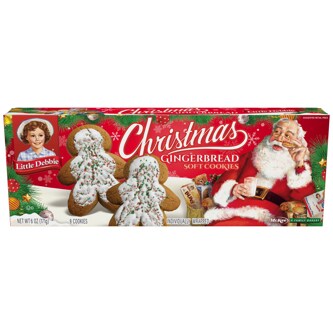 Little Debbie Christmas Gingerbread Soft Cookies