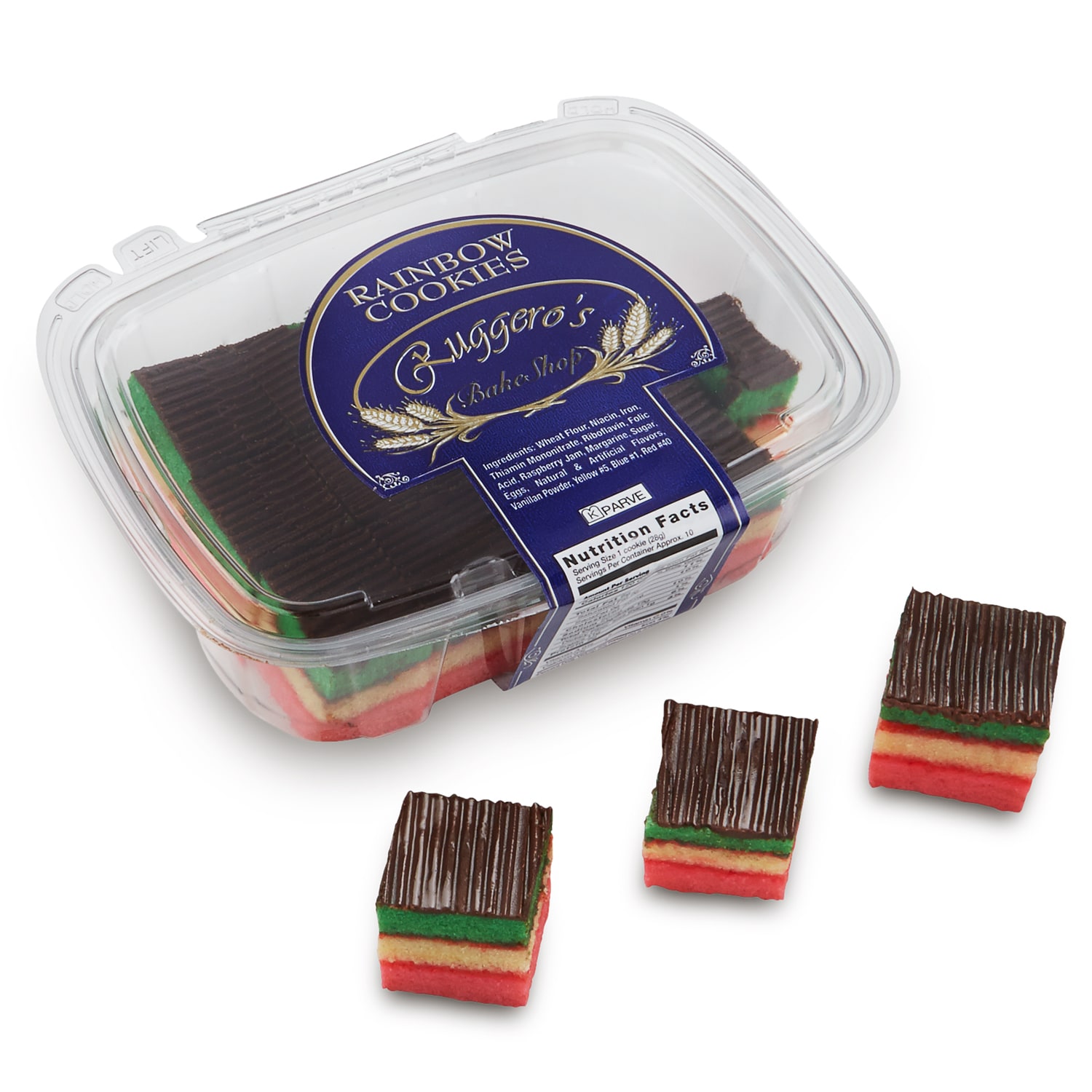 Ruggero's Bake Shop Rainbow Cookies