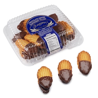 Ruggero's Bake Shop Chocolate–Dipped Raspberry Filled Cookies