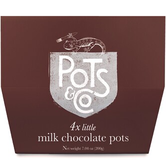 Pots & Co. Little Pots of Milk Chocolate, image 2 of 2 slides