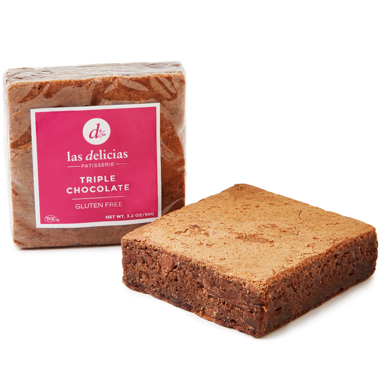 Las Delicias Patisserie Gluten-Free Triple Chocolate Brownie