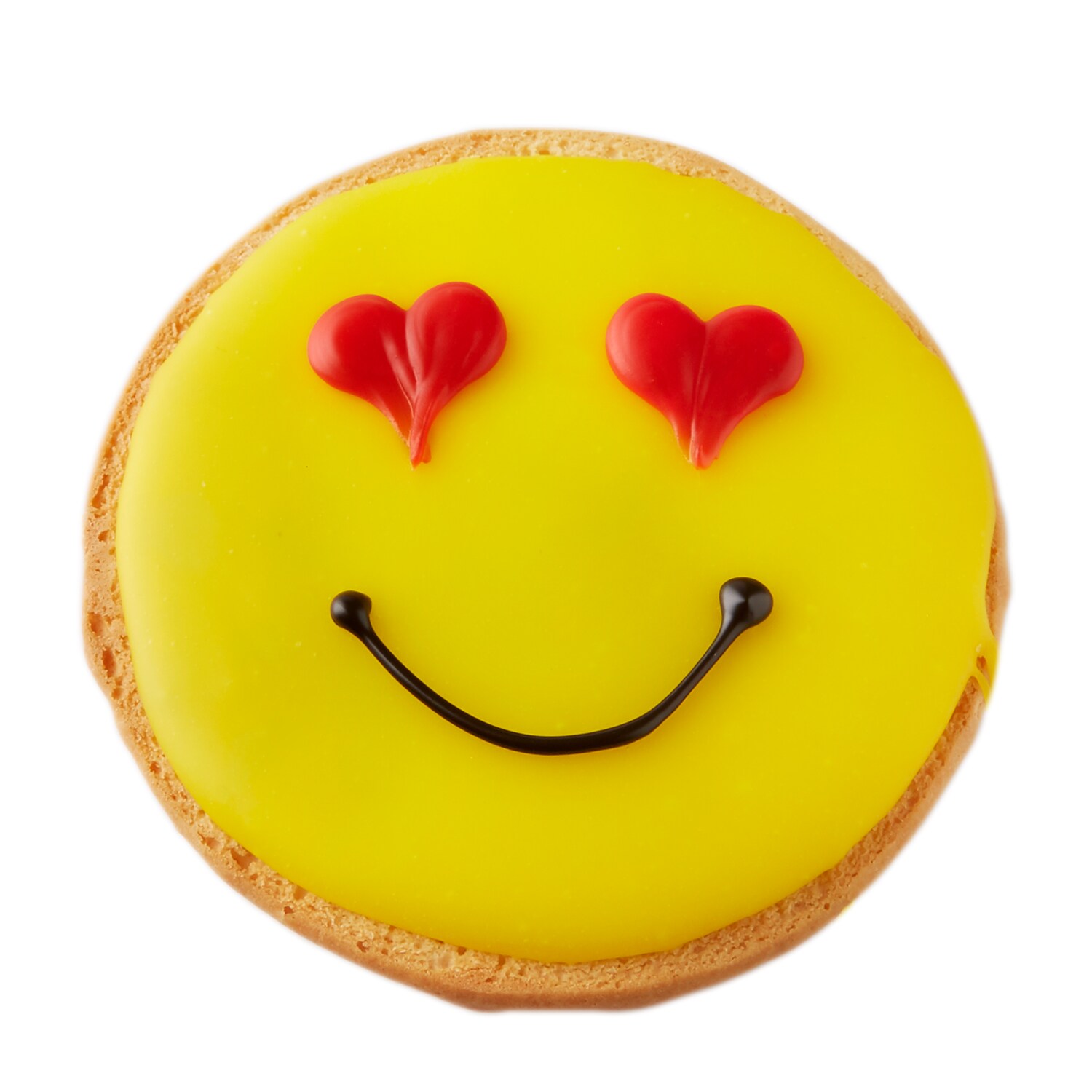 FreshDirect Heart Eyes Emoji Cookie